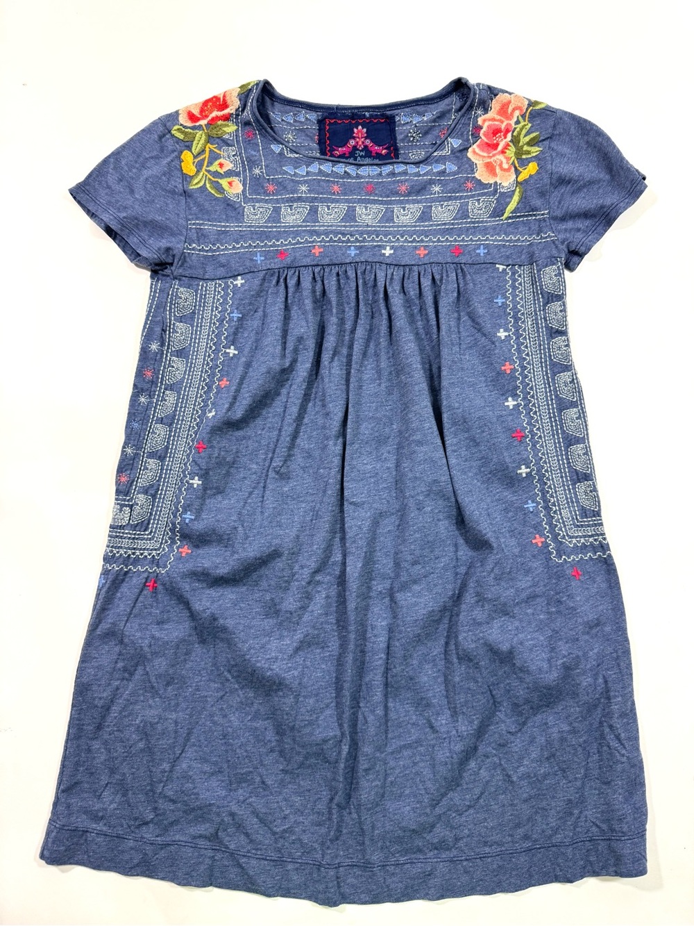 Johnny Was Embroidered Tunic Shirt
